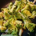 万華月's cooksnap of when they made 簡単！絶品！ブロッコリーとベーコン炒め.