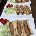 しゃべちゃん's cooksnap of when they made ■デパ地下風・究極の牛カツサンド■.