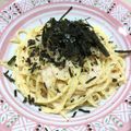 すばりん美智絵描き's cooksnap of when they made 簡単！ガリマヨで安もん明太子の絶品パスタ.