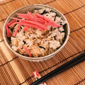 柚子と苺's cooksnap of when they made 白だし【サーモンとひじきの炊き込みご飯】.