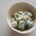 あんこだよ。's cooksnap of when they made 混ぜるだけ キュウリのライタ.