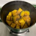 ひつじんこ's cooksnap of when they made 一手間で美味しいかぼちゃの煮物.