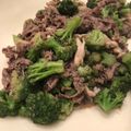 1035's cooksnap of when they made ブロッコリーと牛肉のオイスターソース炒め.
