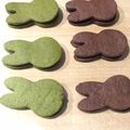 ゆらゆらまくら's cooksnap of when they made ＊濃い抹茶・濃いブラックココアクッキー＊.