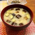 ちゃぴ♥'s cooksnap of when they made ナスえのき★味噌汁.