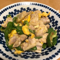 chiikaa6's cooksnap of when they made 鶏とピーマン、卵の甘みそ炒め.
