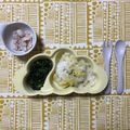まれ子's cooksnap of when they made 離乳食 後期前半 〜春菊と人参〜.