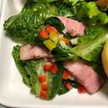 ルぴあ's cooksnap of when they made ロメインレタスのベーコン炒め.