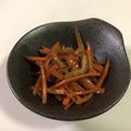 papikun's cooksnap of when they made 簡単ニンジンとオアゲのきんぴら.