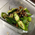 AikeiD's cooksnap of when they made (男のレシピ)簡単。安い。オクラの炒め物.