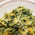 ＭＩＬＵ's cooksnap of when they made 水菜が余った時の炒め物に！.