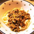 アヤッチママ's cooksnap of when they made 白みそで甘みをプラス！ジャージャーうどん.