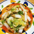 なくるく's cooksnap of when they made 簡単★白菜のにんにくバター醤油炒め.