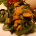 あきつま（杏花☆）'s cooksnap of when they made 簡単☆春菊と卵の炒め物.