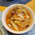 ぱにぱる's cooksnap of when they made 牛肉と野菜たっぷりトマトスープ～ダシダ.
