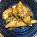 手抜きクック's cooksnap of when they made レンジで簡単＊蒸しナスの胡麻和え＊.
