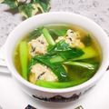 めみたん☆'s cooksnap of when they made ひじき入り鶏団子のお汁.