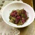 ももんじゃー's cooksnap of when they made 菊の花（かきのもと）酢の物.