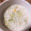 ★ままりん★'s cooksnap of when they made 簡単、とろとろ、キャベツ豆乳スープ.