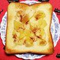 こげ岡's cooksnap of when they made アップルシナモントースト.