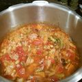 FaithAloha's cooksnap of when they made 野菜たっぷり鶏のトマトスープ♪.