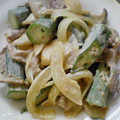 なつぽん♪'s cooksnap of when they made 豚とオクラのマヨみそ炒め.