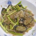 beckham23's cooksnap of when they made 茄子とにんにくの芽のスタミナ炒め.