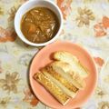 mmameco's cooksnap of when they made ディップdeカレートースト.