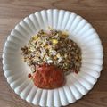 Flower's cooksnap of when they made セコガニチャーハン.