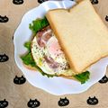 ふたごゆき's cooksnap of when they made 朝食・ランチに☆目玉焼きサンドイッチ.