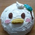エミー＆ルーク's cooksnap of when they made ツムツム☆ドナルドのドーム型誕生日ケーキ.