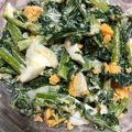 たべたべこ's cooksnap of when they made 大根葉とゆで卵のカレーマヨサラダ.