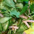 ♬タ〜リラリラ〜♬'s cooksnap of when they made きゅうりと三つ葉のお浸し.