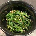 ★mii☆★'s cooksnap of when they made 苦くない人参の葉っぱのお浸し.