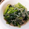 ♬あじさいのレシピ♬'s cooksnap of when they made 小松菜とじゃこのお浸し.