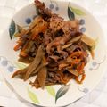 ★か☆な★'s cooksnap of when they made ご飯がススム♡牛肉のきんぴら炒め.