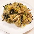 flower♫'s cooksnap of when they made 白菜蒸し鶏塩こんぶのおつまみサラダ♡.