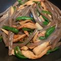ゆちゅママ's cooksnap of when they made こんにゃくとピーマン、ちくわのきんぴら！.