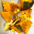 ぐーきっちん's cooksnap of when they made かぼちゃ・椎茸・コーンのソテー♪.