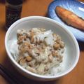 秋桜ちゃん's cooksnap of when they made うちだけ？納豆の食べ方★.
