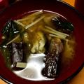 白砂浜's cooksnap of when they made 焼きナスの味噌汁.
