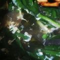 ふぁんたにゃん's cooksnap of when they made ニラとたまご中華スープ◆包丁不要.
