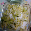 のりブタちゃん's cooksnap of when they made 浅漬け。白菜の浅漬けをお茶漬けの素で、.