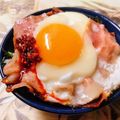 のんべぇヒロ's cooksnap of when they made 簡単朝ご飯 目玉焼き丼.