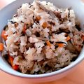 ☆３匹の子ぶた☆'s cooksnap of when they made 豚バラとひじきの炊き込みご飯.