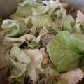 カクヨ's cooksnap of when they made レタスラーメン.