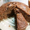 めがねロック's cooksnap of when they made ダブルチョコレート バナナ ケーキ.