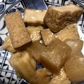 Marmo's cooksnap of when they made ちくわぶ、大根、厚揚げの煮物.
