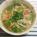 もぐ・ω・くま's cooksnap of when they made レタスとカニカマで♪生姜入り中華風スープ.