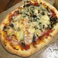 nayuママ's cooksnap of when they made HBで♡もっちりピザ生地のたらモチピザ.